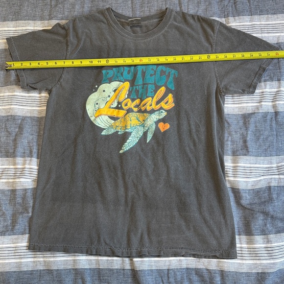 Comfort Colors Protect the Locals Gray Graphic T-Shirt - Picture 5 of 7